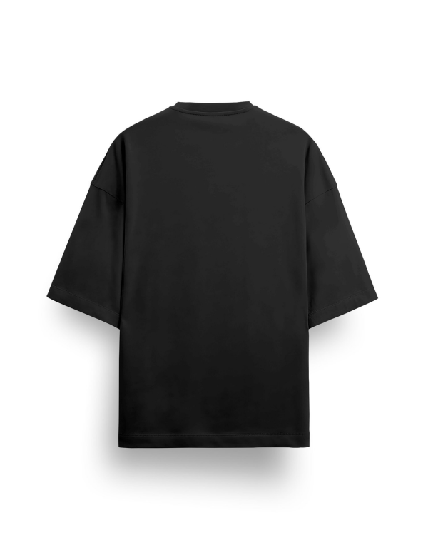 Eclipse Black Men Oversized Tee - Image 5