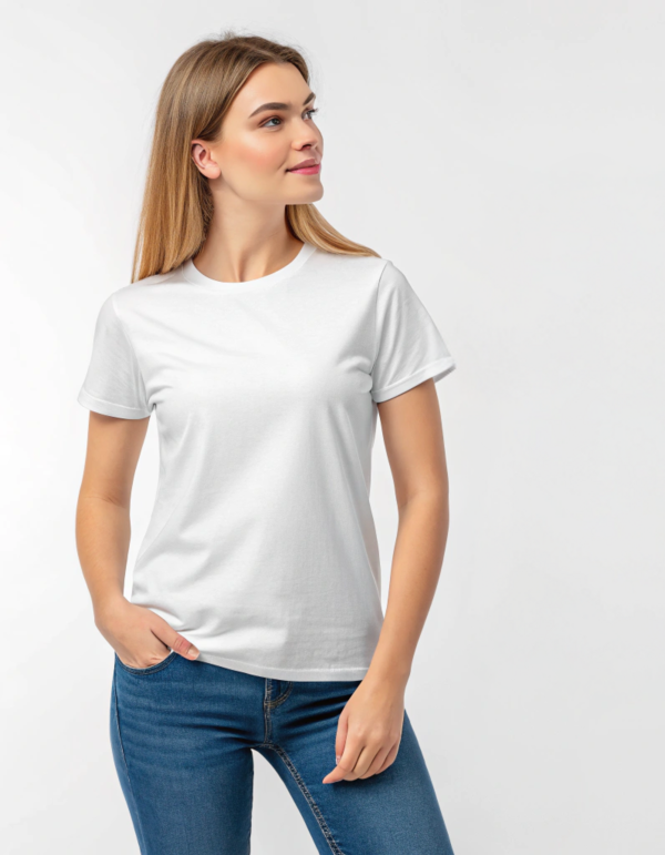 Polar White Women Regular Fit Tee - Image 2