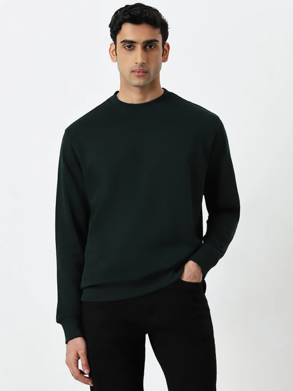 Forest Fade Green Casuals Sweatshirt - Image 2