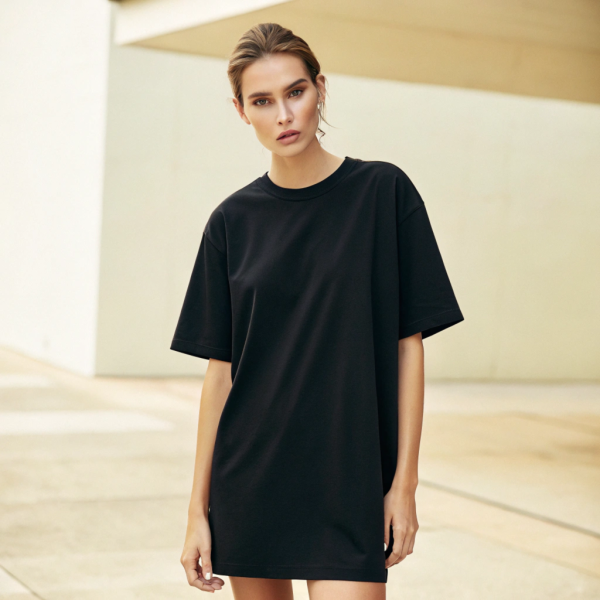 Eclipse Black Women Oversized Tee