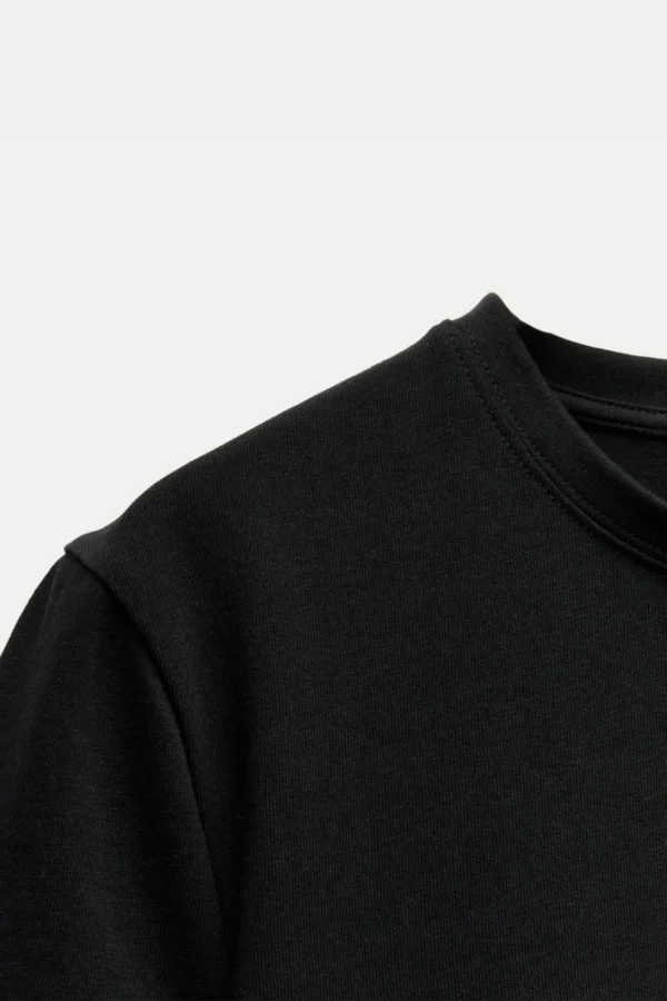 Black Women Regular Fit Tshirt - Image 5