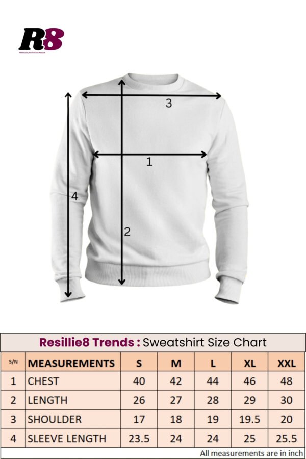 Black Men Casuals Sweatshirt - Image 4