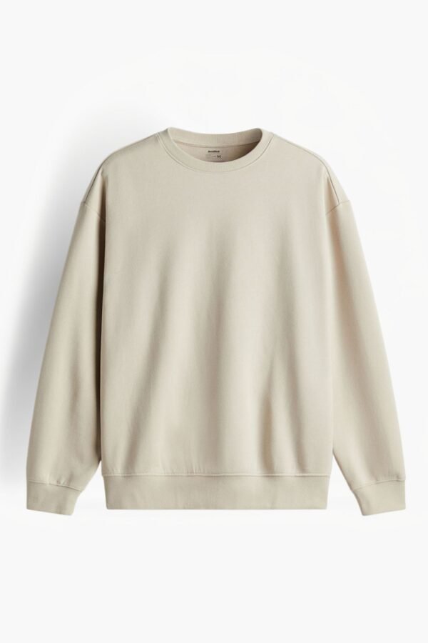 Beige Men Casuals Sweatshirt - Image 2