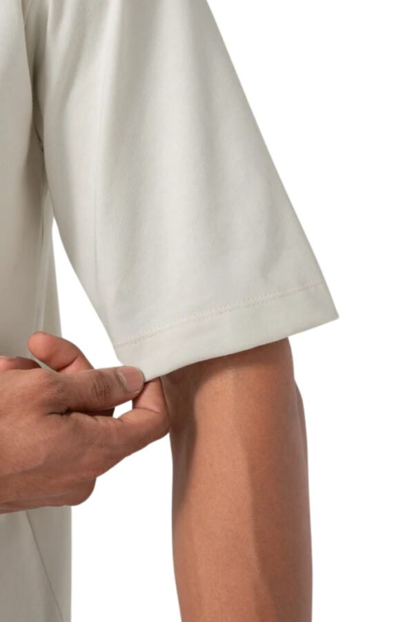 White Men Oversized Tshirt - Image 4