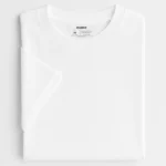 Resillie8 White Women’s Regular Fit T-Shirt featuring a soft cotton-polyester blend, ribbed neckline, and straight-cut hem, offering a breathable, timeless design for everyday comfort and style.