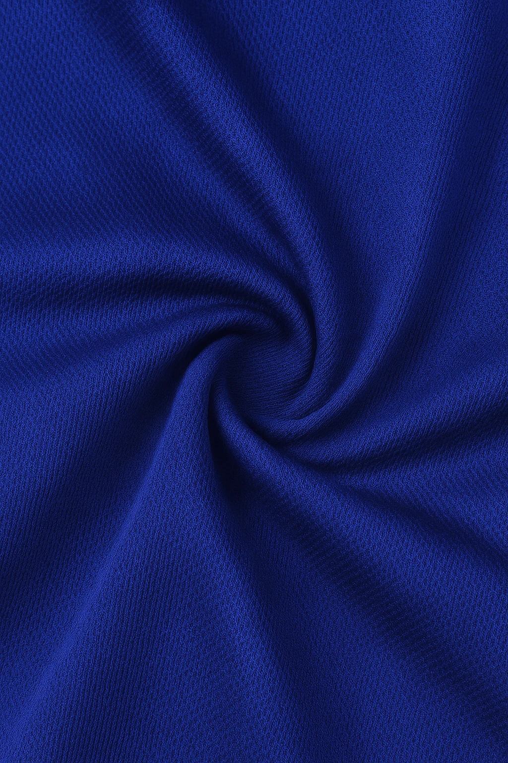 Royal blue dry-fit sports polo t-shirt made from premium micro-poly fabric with breathable dot knit texture at 170 GSM for comfort and performance.