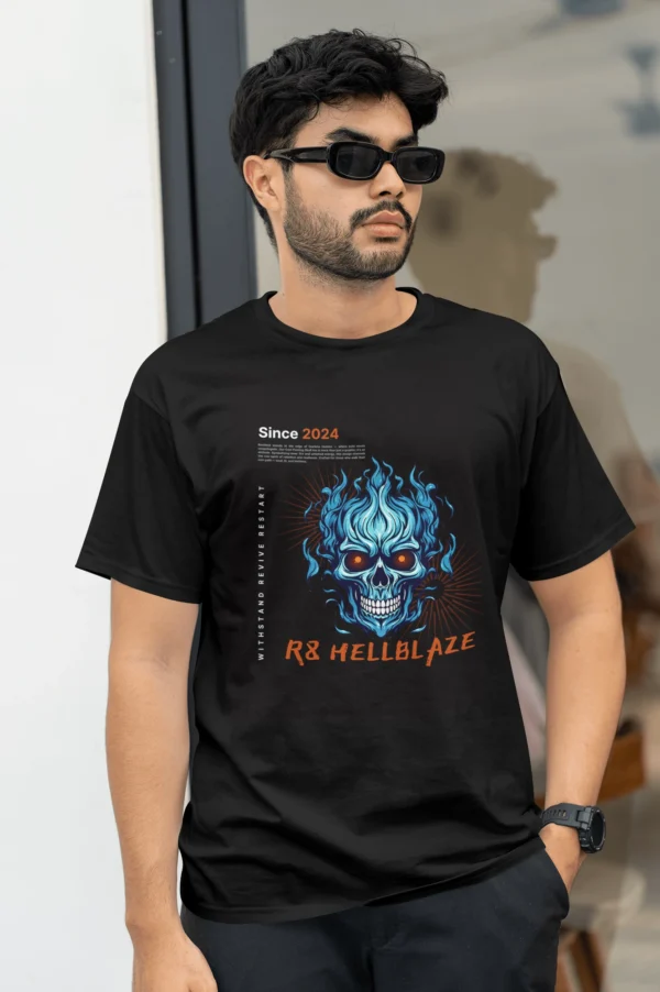 Resillie8 stands at the edge of fearless fashion — where bold meets unapologetic. Our Cool Flaming Skull tee is more than just a graphic; it’s an attitude. Symbolizing inner fire and untamed energy, this design channels the raw spirit of rebellion and resilience. Crafted for those who walk their own path — loud, lit, and limitless.