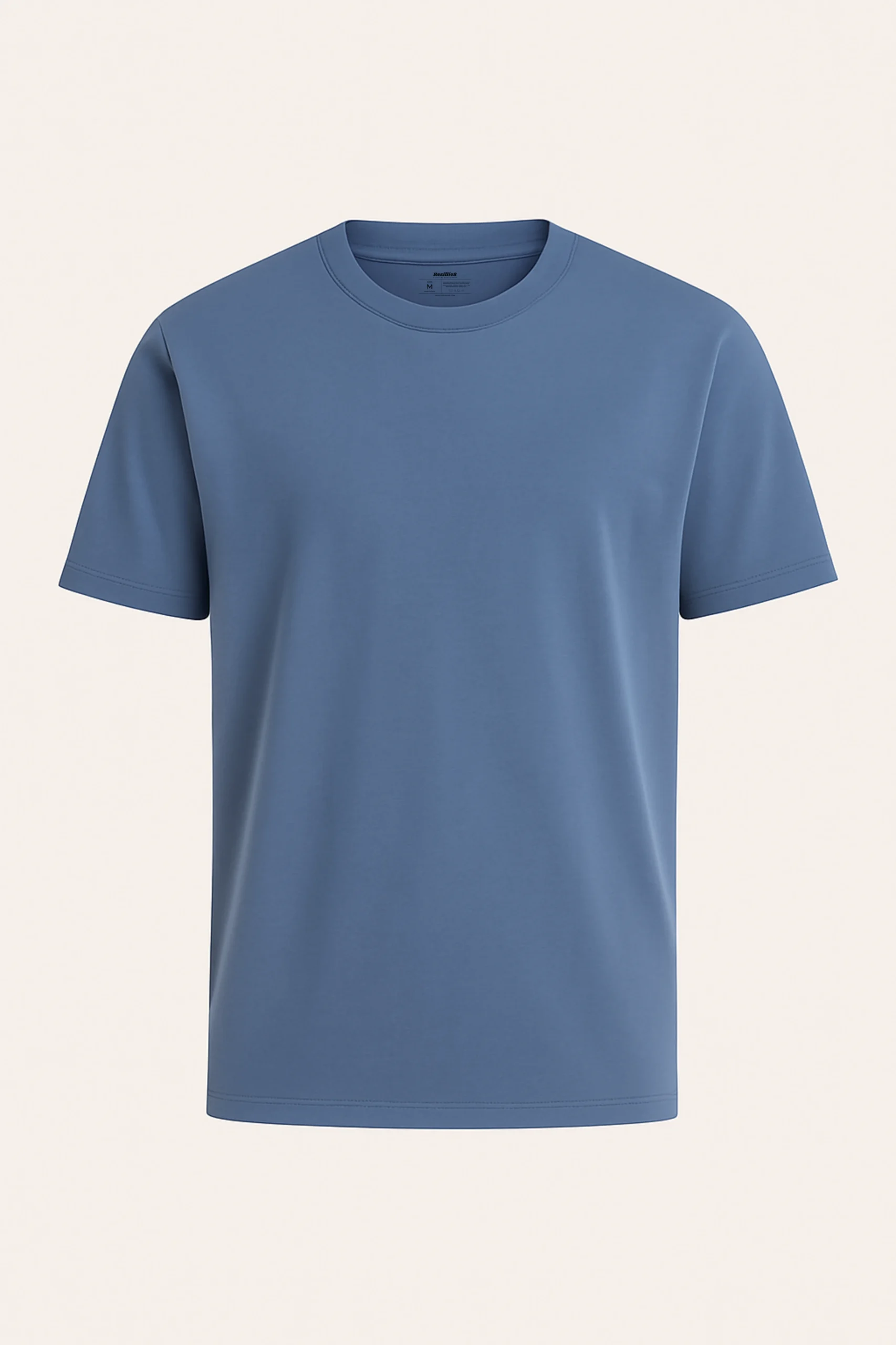 Grey Blue Women Regular Fit Tshirt - Image 5