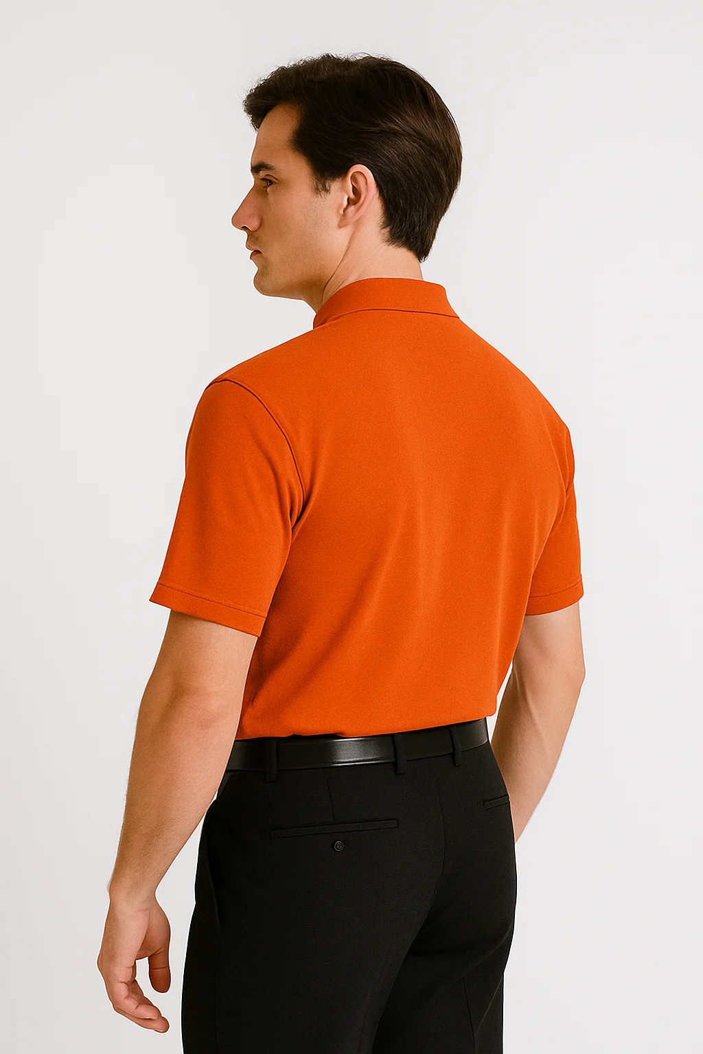Orange Men Polo Tshirt - Image 2