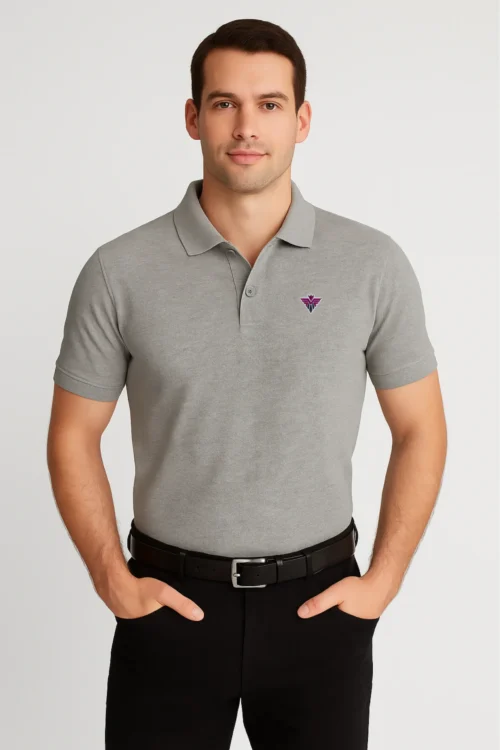 Grey Men Polo Tshirt