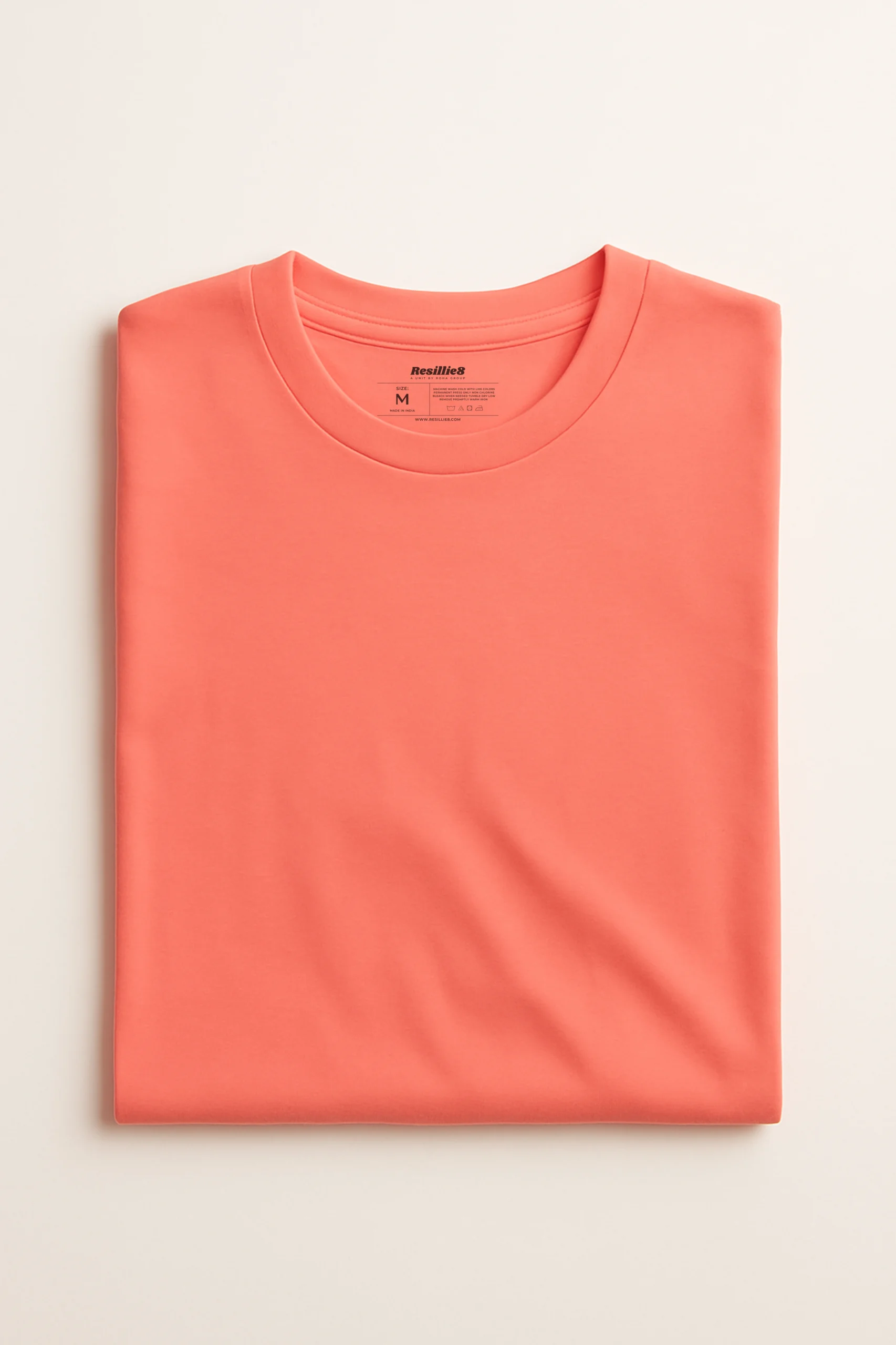 Peach Women Regular Fit Tshirt - Image 4