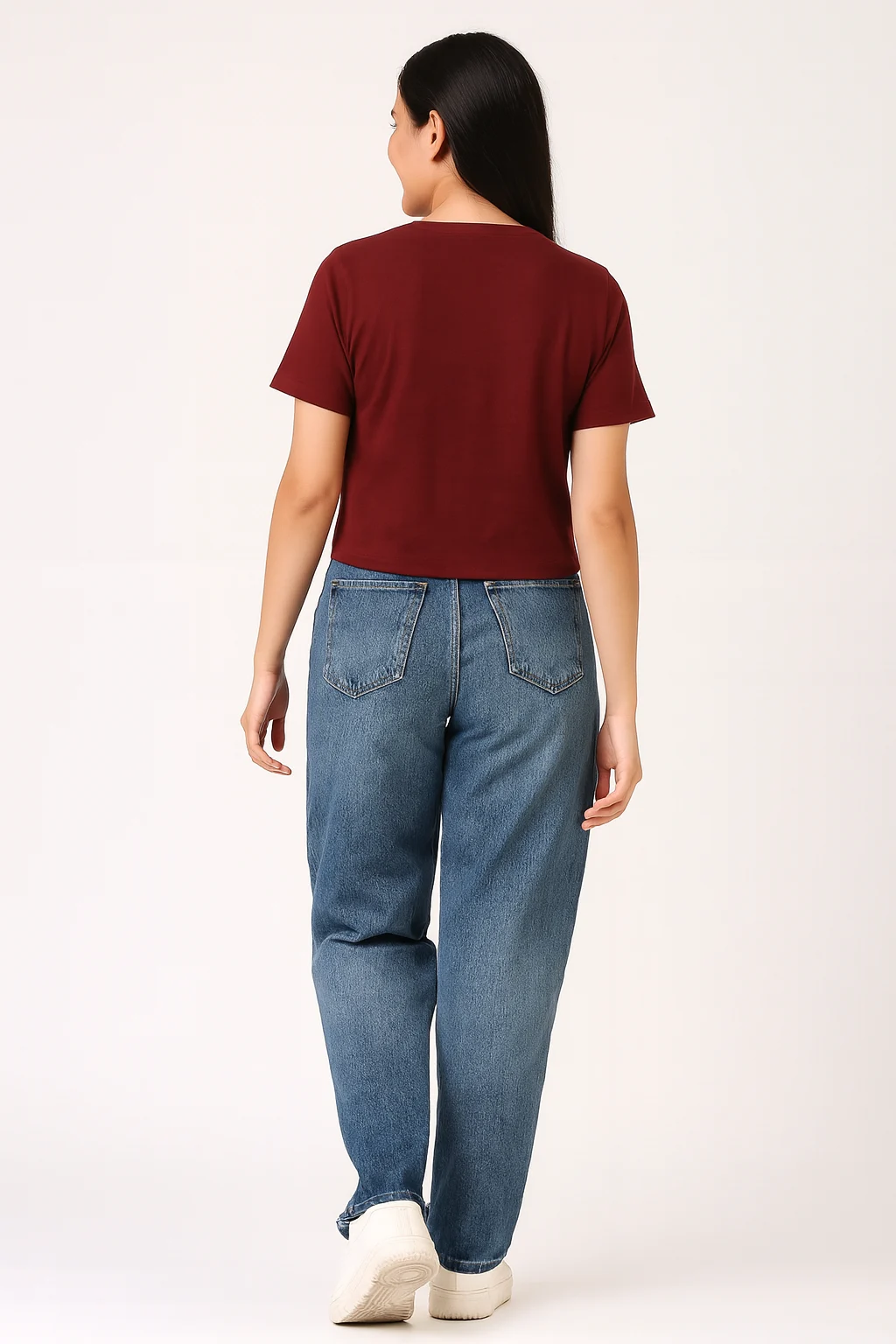 Wine Women Regular Fit Tshirt - Image 2