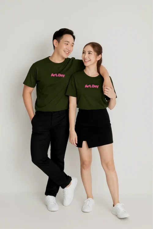 Art Day Printed Regular Fit Tshirt