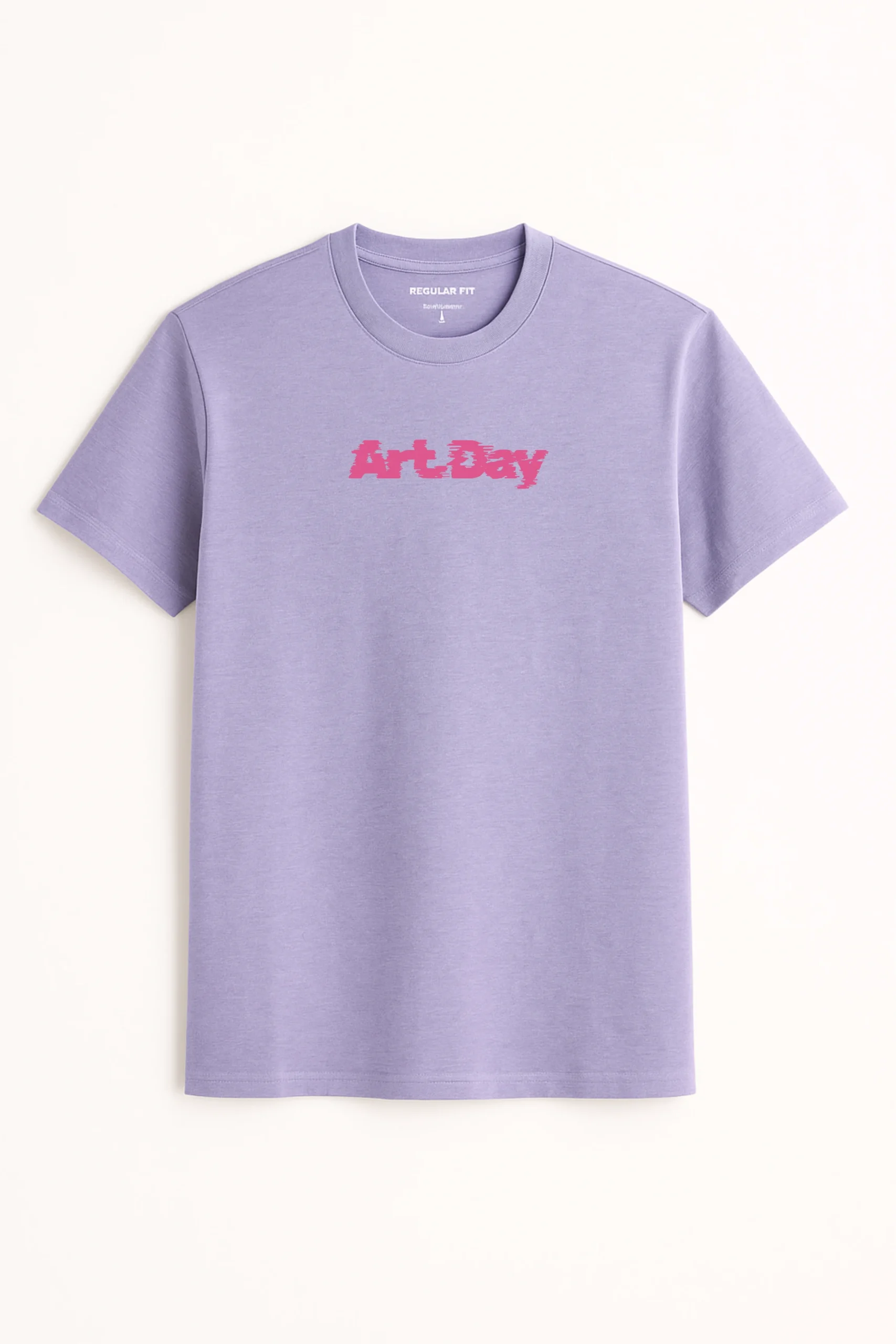 Art Day printed regular fit t-shirt made from soft 180 GSM single jersey cotton-poly blend fabric with breathable comfort and durable everyday style