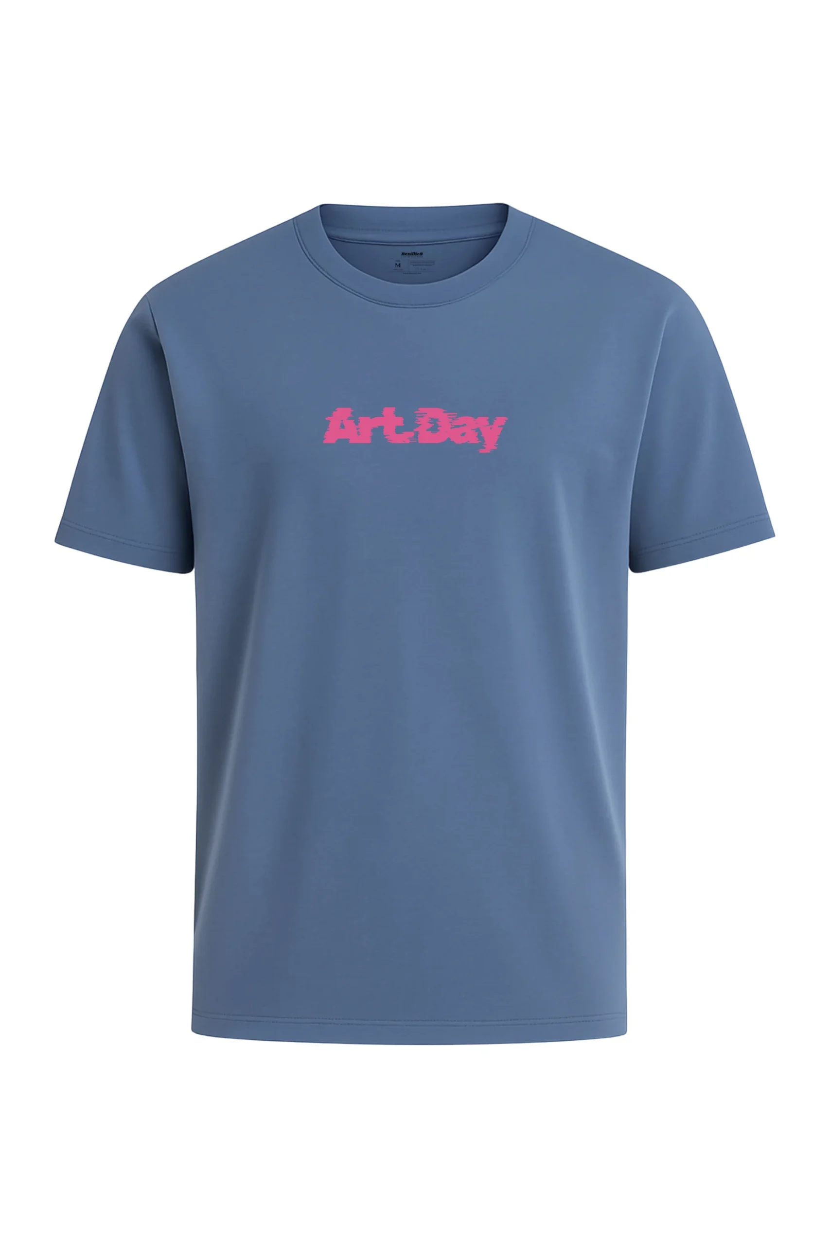 Art Day printed regular fit t-shirt made from soft 180 GSM single jersey cotton-poly blend fabric with breathable comfort and durable everyday style