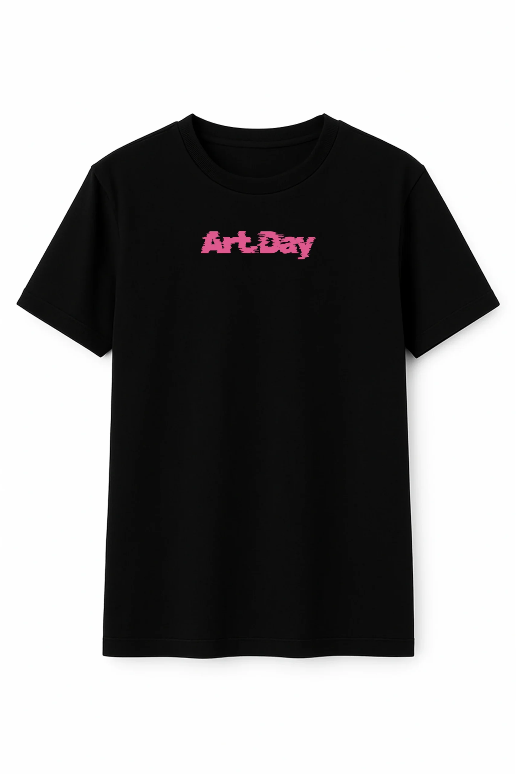 Art Day printed regular fit t-shirt made from soft 180 GSM single jersey cotton-poly blend fabric with breathable comfort and durable everyday style