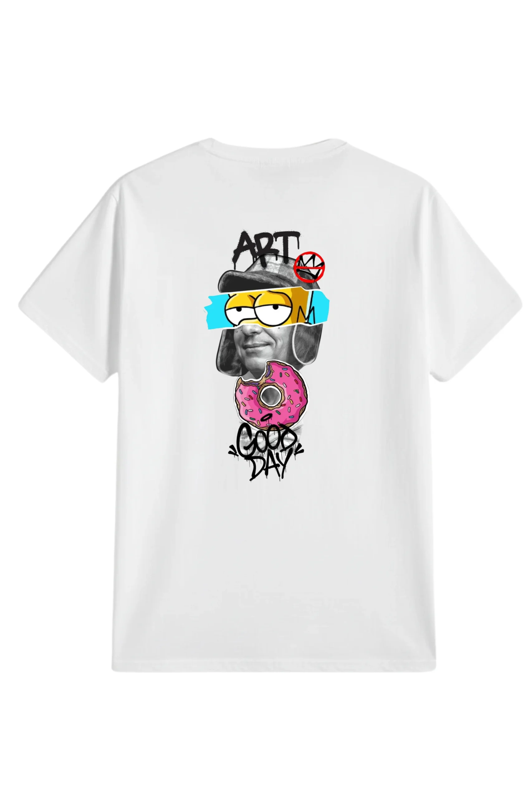 Art Day printed regular fit t-shirt made from soft 180 GSM single jersey cotton-poly blend fabric with breathable comfort and durable everyday style