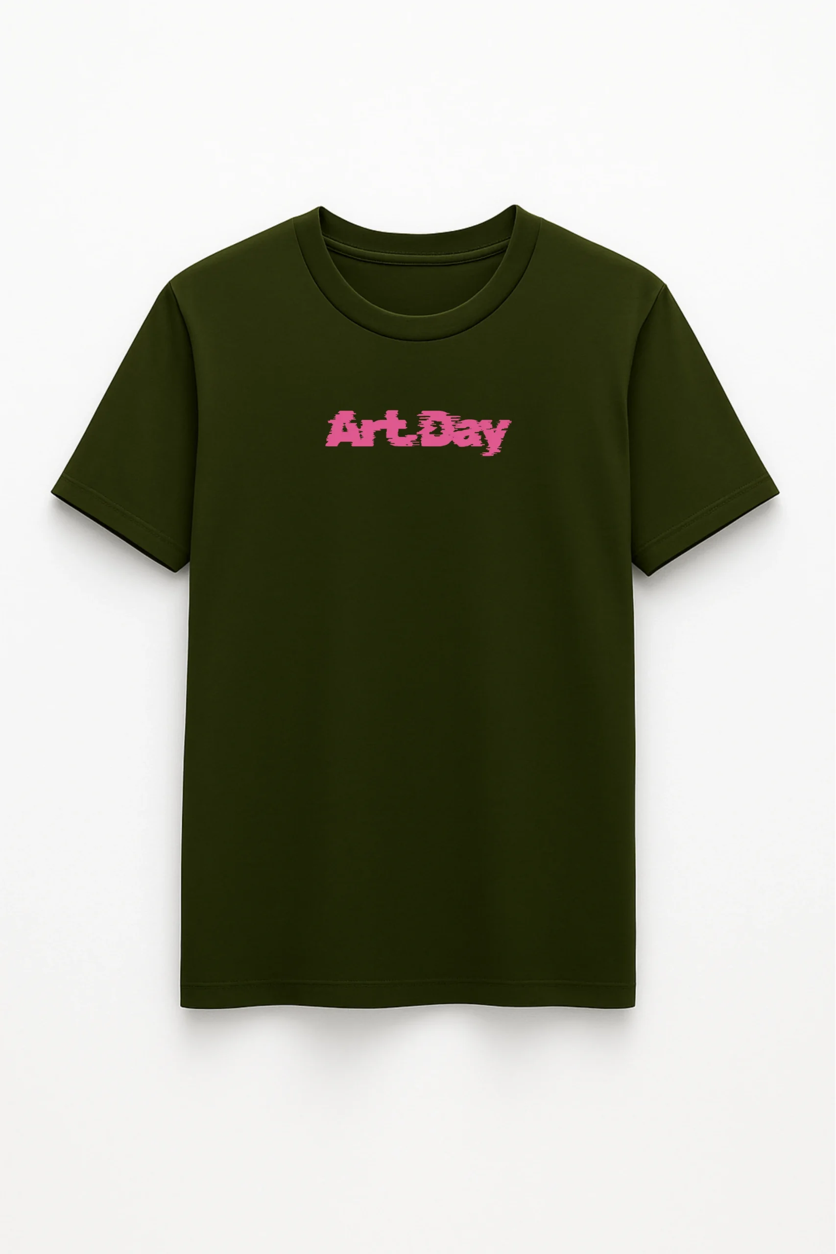 Art Day printed regular fit t-shirt made from soft 180 GSM single jersey cotton-poly blend fabric with breathable comfort and durable everyday style