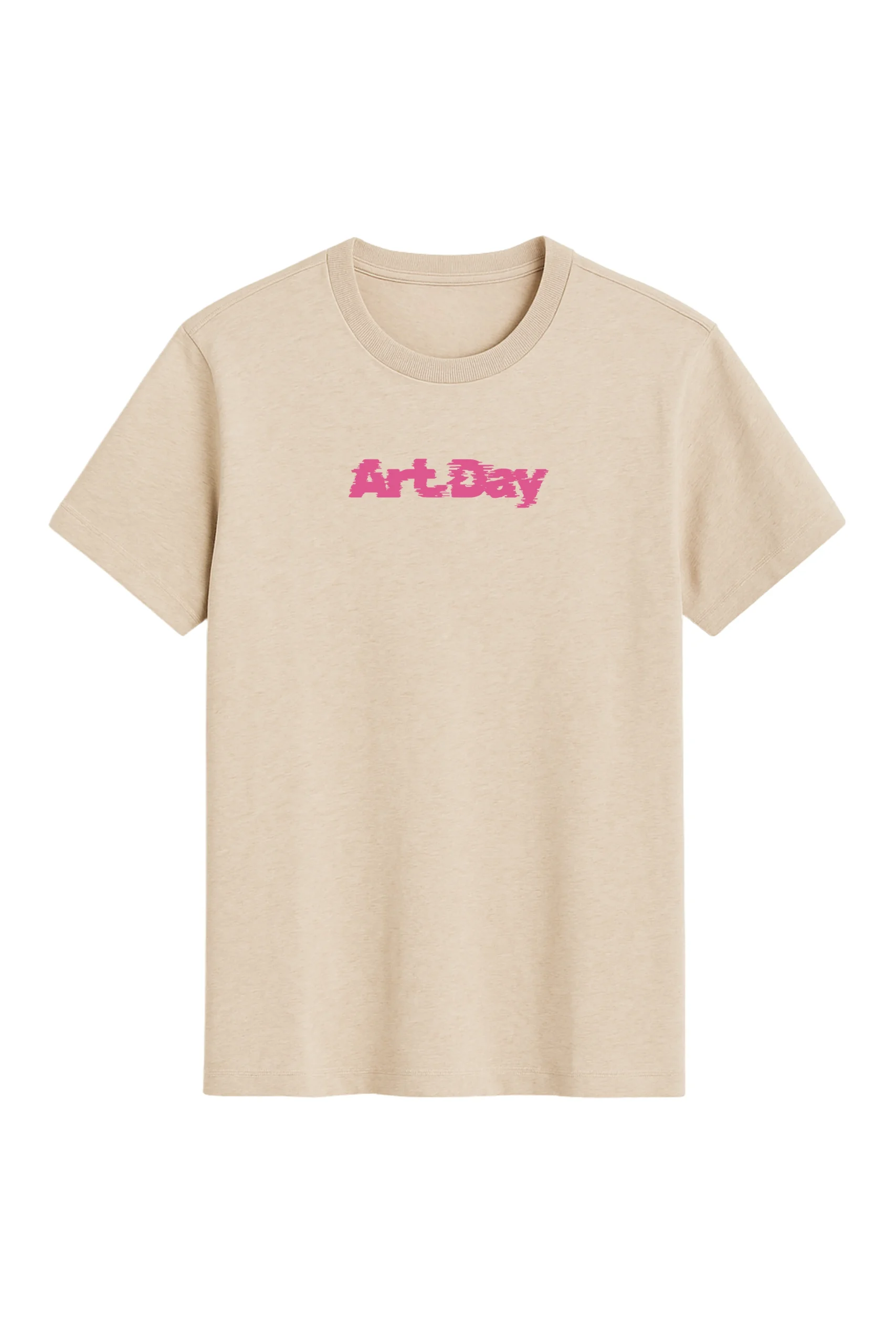 Art Day printed regular fit t-shirt made from soft 180 GSM single jersey cotton-poly blend fabric with breathable comfort and durable everyday style
