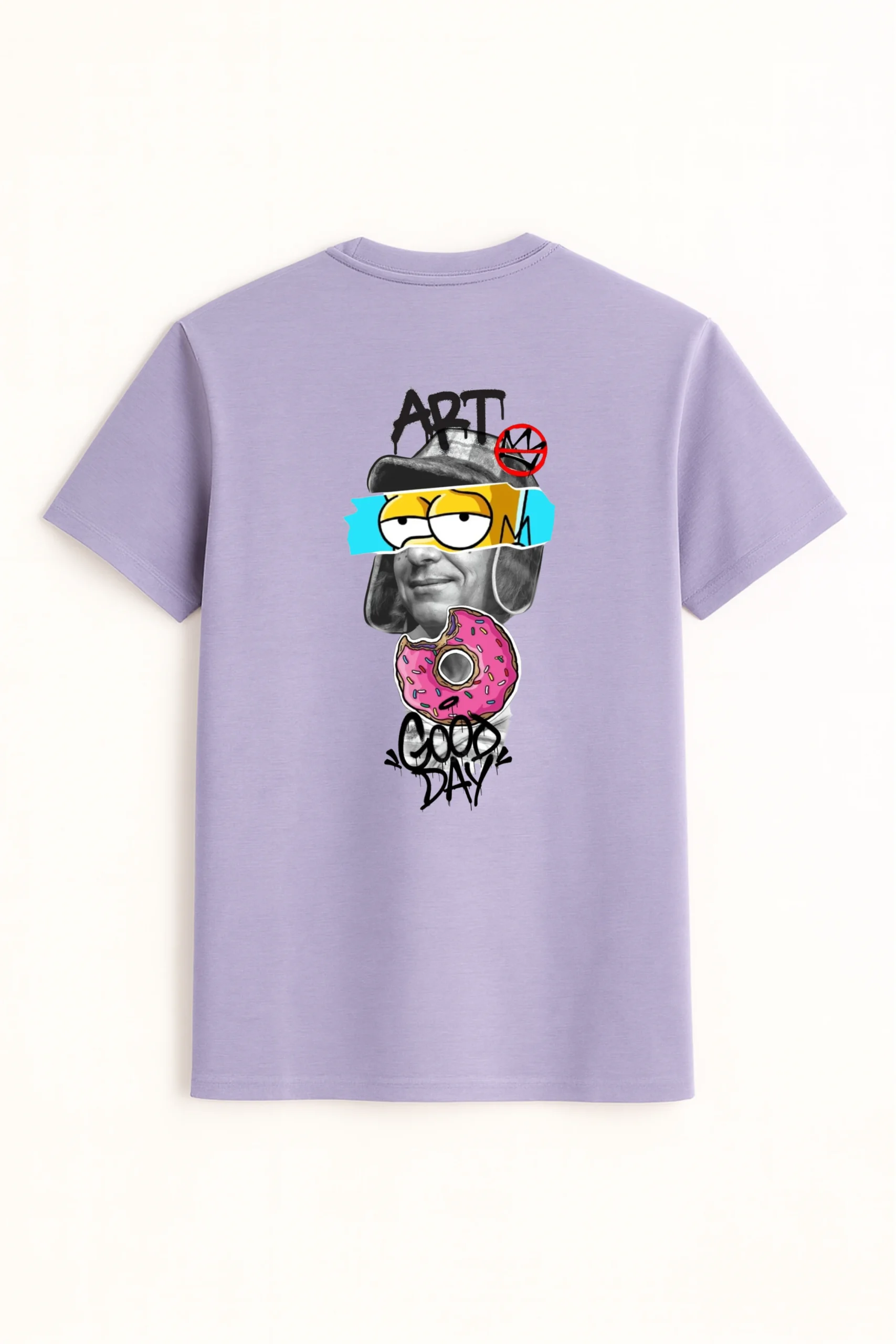Art Day printed regular fit t-shirt made from soft 180 GSM single jersey cotton-poly blend fabric with breathable comfort and durable everyday style