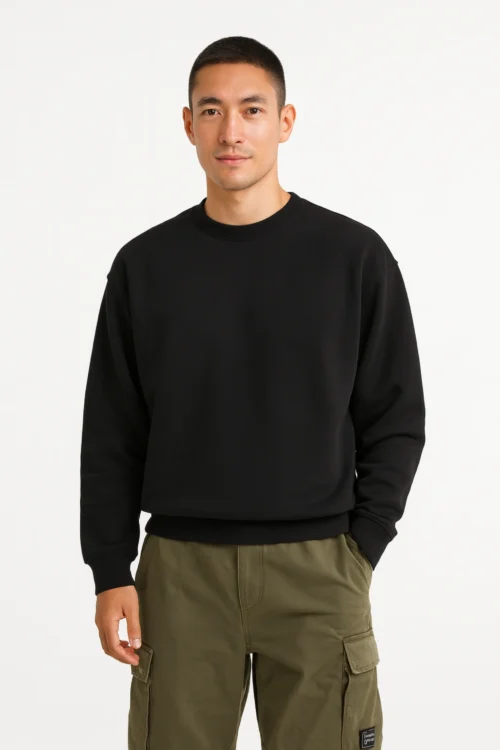 Black Men Casuals Sweatshirt