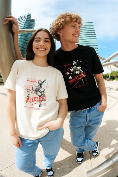 Imperfect Printed Regular Fit T-Shirt