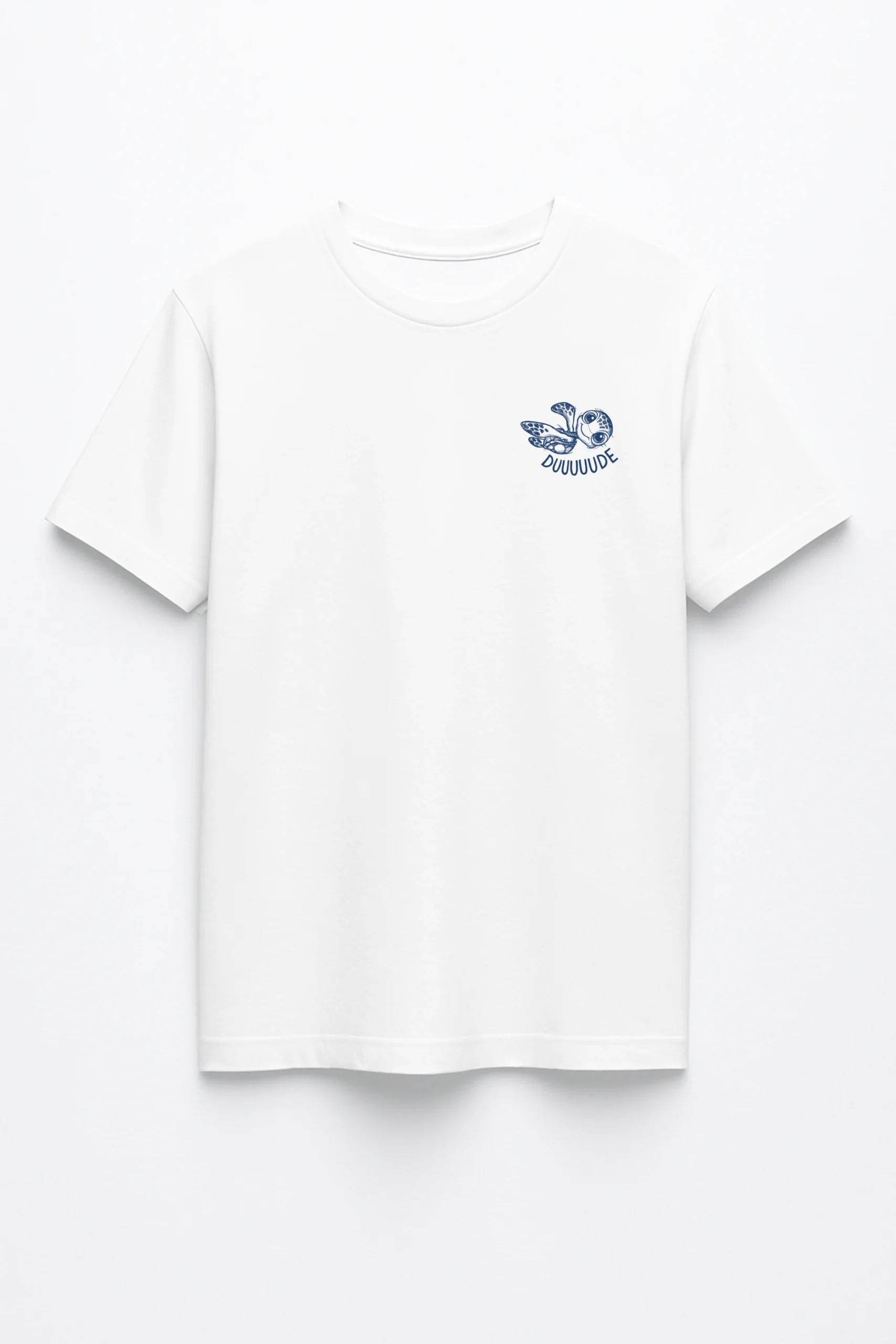 Turtle printed regular fit t-shirt made from soft 180 GSM single jersey cotton-poly blend fabric with breathable comfort and durable style